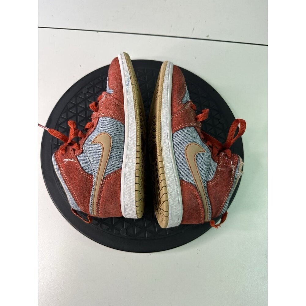 Air Jordan 1 Mid Denim Red Sz 13c DM4383-600 - Picture 5 of 16